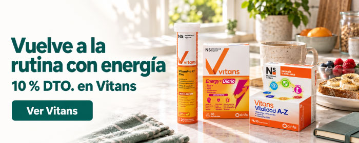Vitans Multivitamínicos Vitans con 10 % de descuento para la vuelta a la rutina